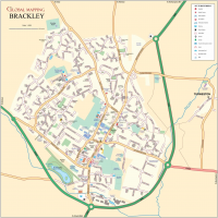 Brackley Street Map ››