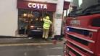 Costa coffee car crash