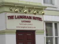 The Langham Hotel: Signage
