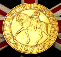 Gold Queen Elizabeth II Silver