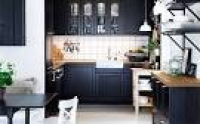 ... black fitted kitchen