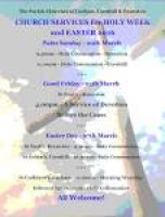 Easter Church Services