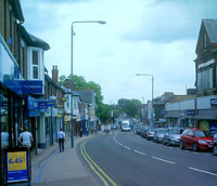 Nottingham Road, the town's