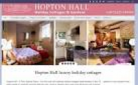 New website with Hopton Hall