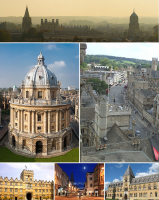 right: Oxford skyline
