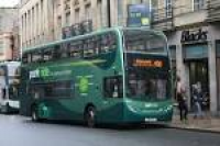 A hybrid bus on an Oxford Bus