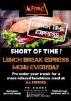 Express Lunch menu