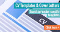 cv templates & cover letters