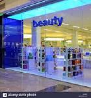 Beauty goods on display in ...