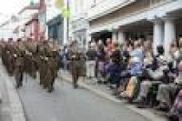 Soldiers March Through Town to ...