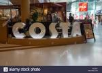 Costa coffee shop Grafton Shopping Centre Cambridge City Stock ...