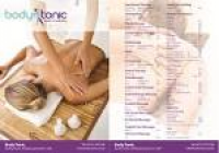 Body Tonic - Massage - 58 The ...