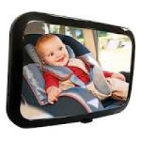 Buy large wide view rear baby child car seat safety mirror ...