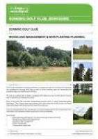Golf Courses - Tree and Woodland
