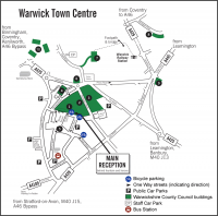 Warwick Offices Map