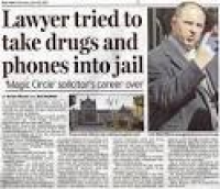 Lawyer tried to take drugs and ...