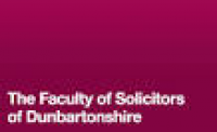 The Faculty of Solicitors of Dunbartonshire | Dumbarton Solicitors