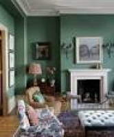 Green drawing room in ...