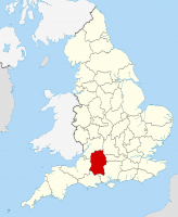 Wiltshire shown within England