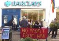 Outside Barclays Bank ...