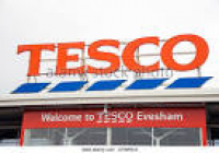 Tesco store in Evesham, UK.