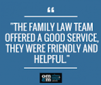 -The family law team offered a ...