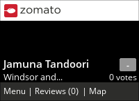 Jamuna Tandoori Menu, Reviews,