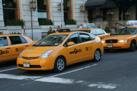 New York City hybrid taxicab