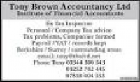 Tony Brown Accountancy Ltd