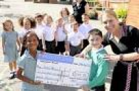 ... cheque from Wescott School ...