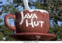 Java hut sign, Pipe Creek ...