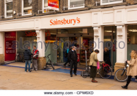The Sainsbury's shop store in