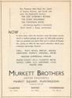 Murkett Brothers ad circa 1951