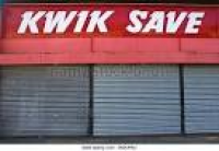 Closed and shuttered Kwik Save ...