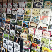 stock greeting cards in