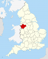 Cheshire UK locator map 2010.
