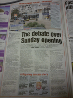 Deganwy Article in Weekly News