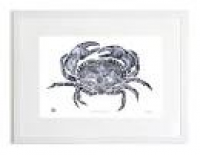 Crab Gyotaku Print