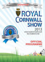 Royal Cornwall Show Programme