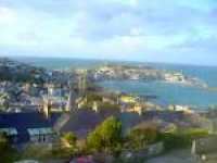 St Ives harbour and the sea