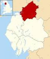 Carlisle shown within Cumbria