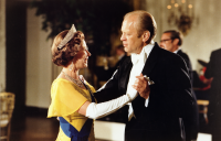 Gerald Ford, dancing in