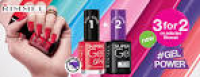3 for 2 on selected Rimmel