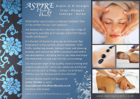 Aspire Health and Beauty Flyer