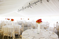 Luxury marquee at shottle hall