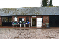 Pynes Farm Shop is situated