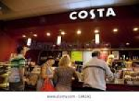 Queue at Costa Coffee, Exeter