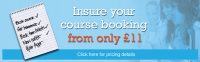 Insure your course booking