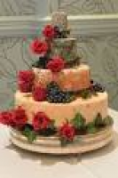 Cheese wedding cake for winter ...