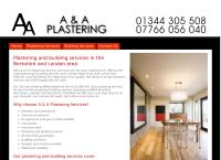 A a Plastering Services